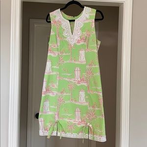 Lilly Pulitzer white tag dress 10 Cabana Banana